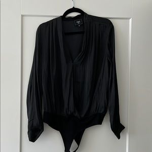 Black bodysuit blouse